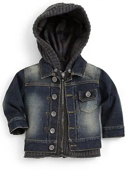 SAI CLOTHING ARTICLE # 1110 Infant's Sweater Vest & Denim Jacket